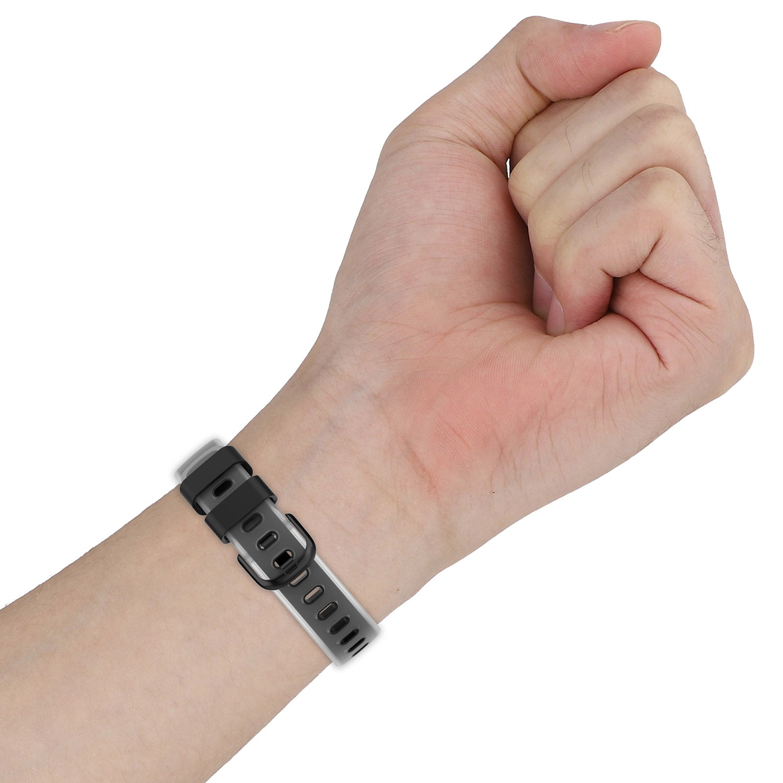 For Fitbit Inspire 3 Silicone Watch Band Dual Color Transparent Wrist Strap For Fitbit Inspire 3 Silicone Watch Band Dual Color Transparent Wrist Strap